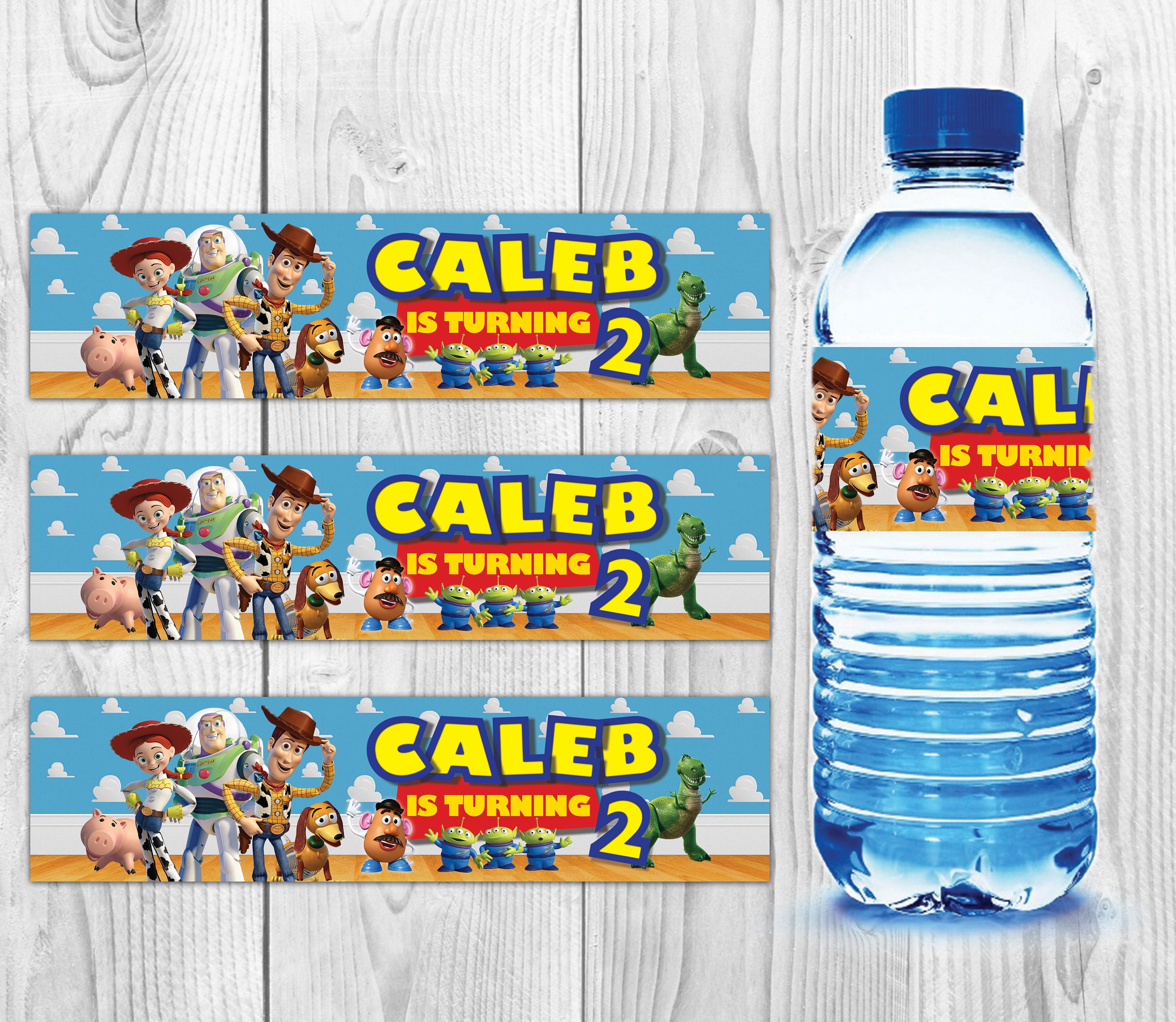 Toy Story Water Bottle Labels