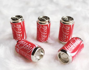 Miniature Coke Cans, Miniature Cans, Miniature Beverage ,Miniature drink, Dollhouse Cans, CN005