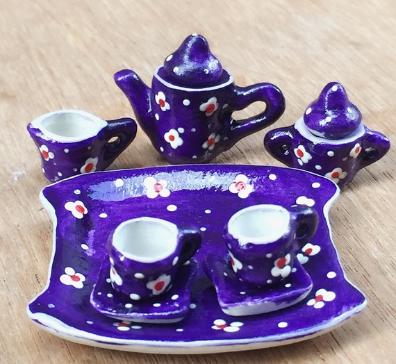 Miniature Tea SetMiniature Coffee SetMiniature | Etsy