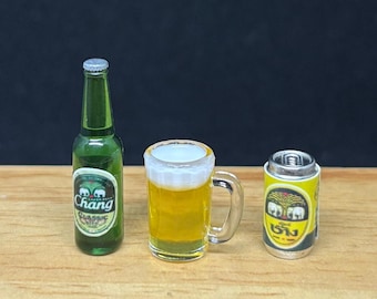 Miniature Beer,Miniature Beer Can,Miniature Beer Bottle,miniature beer glass,miniature Alcohol,Beer,Miniature Drink,Miniature Beverage