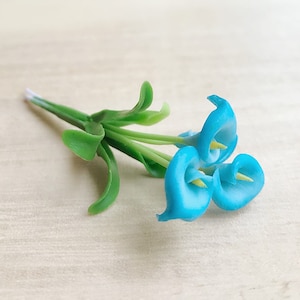 Miniatuurbloem, miniatuurbloempot, miniatuurcalla lelie, poppenhuisbloem, miniatuurtuin, poppenhuis calla leliebloem