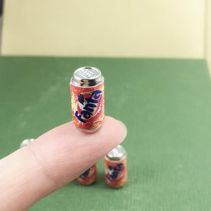 Miniatur Fanta Dose,Miniatur Dosen,Puppen und Miniatur,Miniatur Getränk,Miniatur Getränk,Puppenhaus Essen,Miniatur Essen,Cola Dose
