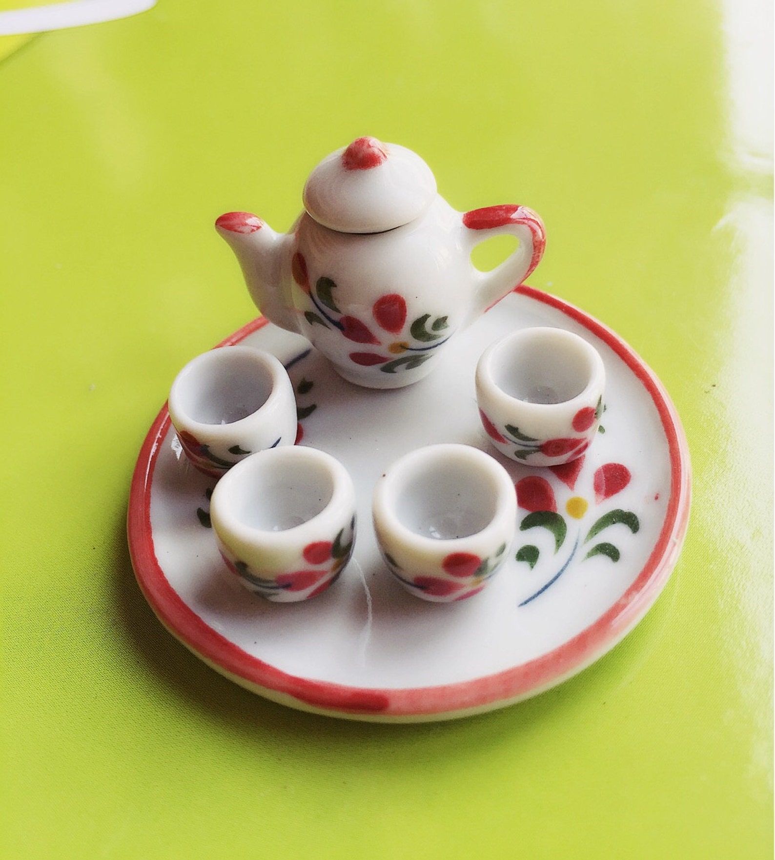 Miniature Tea SetMiniature Chinese Tea SetMiniature Etsy