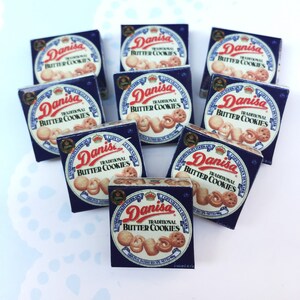 2 Boxes Miniature Cookie Box,Miniature Paper Box,Miniature Box,Miniature Package,Dollhouse Cookie,Dollhouse Box,Miniature Cookie