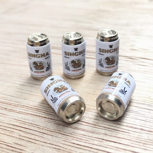 Miniature Beer,Miniature Beer Can,Miniature dollhouse,miniature Cans,Beer,Miniature Drink,Miniature Beverage,Dollhouse beer,Dollhouse