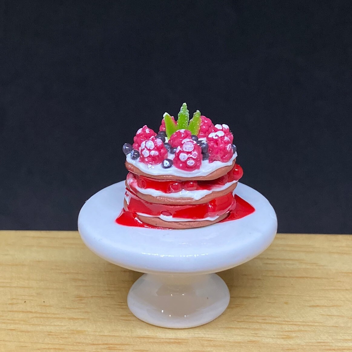 Torta Di Buon Compleanno In Miniatura, Torta Dolce Per Casa Delle Bambole, Scala 1:6 - Italia - Foto 10