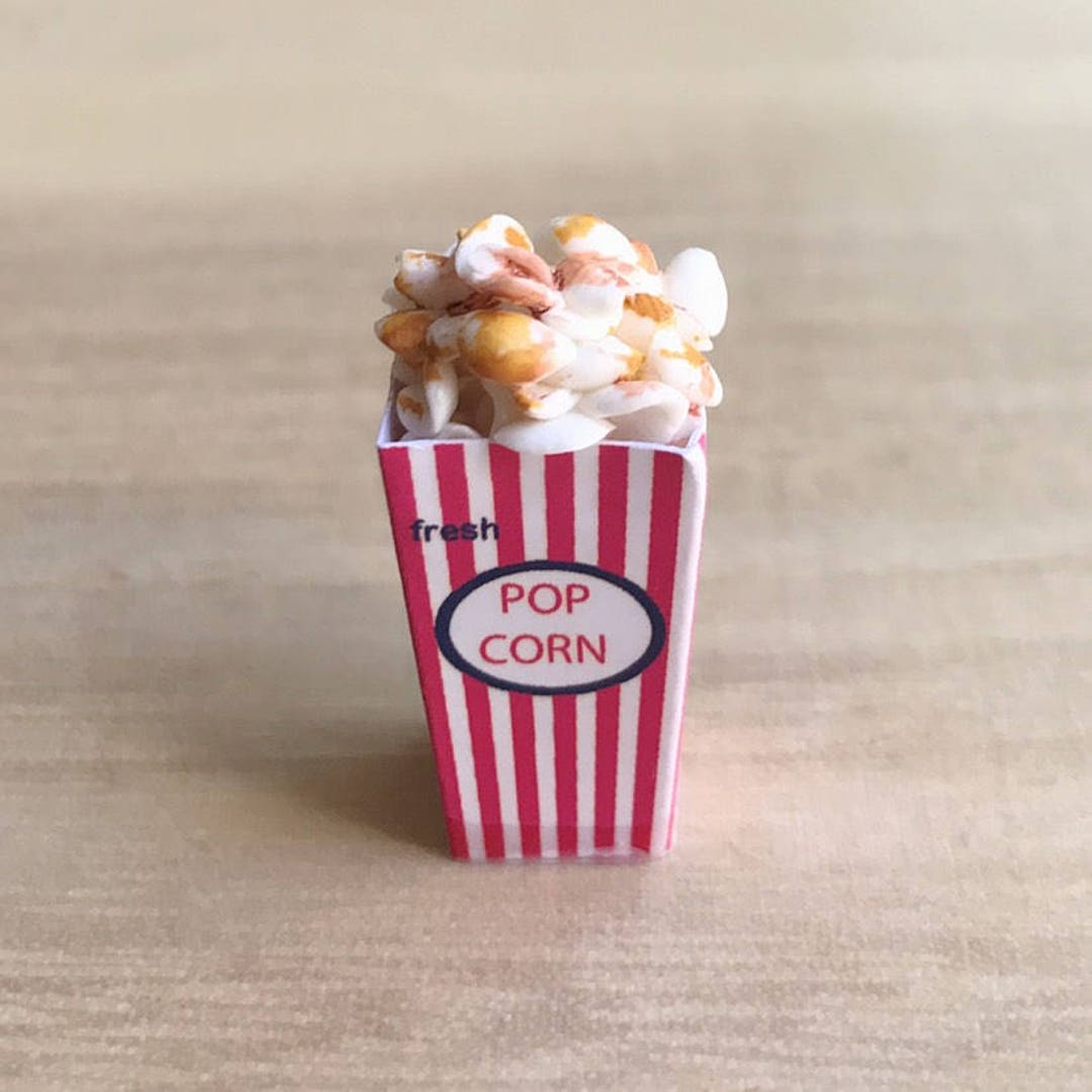 Miniature Popcorn Box,miniature Popcorn,miniature Paper Box,miniature ...