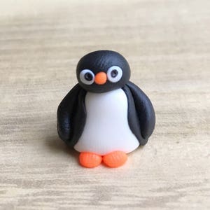 Miniature Penguin,Miniature Animal,Little Penguin,Tiny Penguin,Small Penguins,Handmade Penguin,Dollhouse Penguin,Clay Penguin