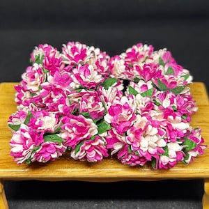 50 Stk.15 mm.Miniatur Maulbeerpapier Gypsophila,Miniatur Papierblume,Maulbeerpapier Gypsophila,Miniatur Papier Gypsophila,DIY Handwerk Idee