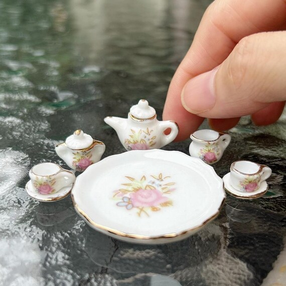 Lien miniature1/6ドール用tea setハンドメイド Lien miniature1/6ドール用tea setハンドメイド Miniature Tea Set