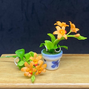 Miniature Flower,Miniature Flower Pot,Miniature Vase,Dollhouse Flower,Miniature Garden,Dollhouse Flower Pot,Dollhouse,Miniatures