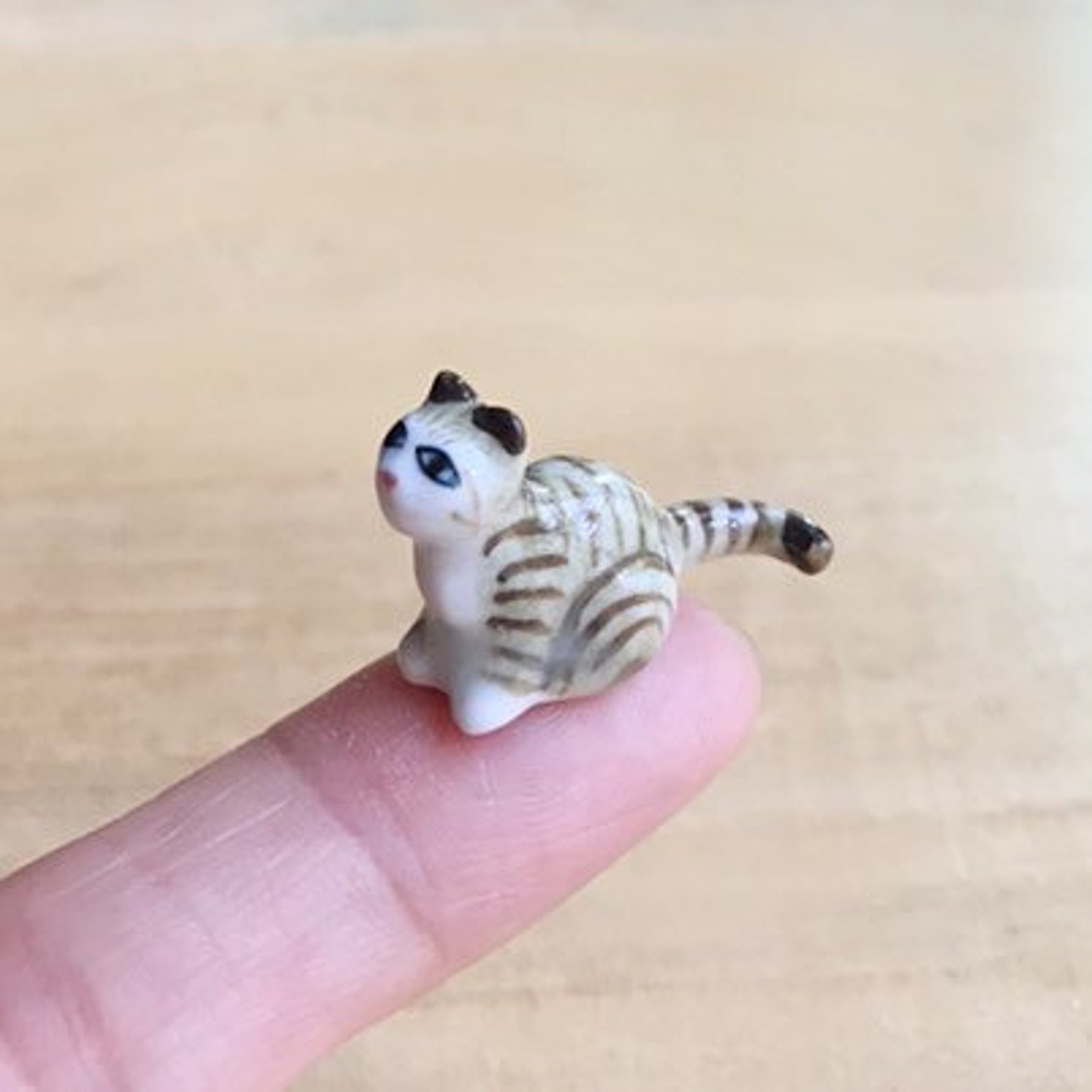 Figuras de gato en miniatura, juguetes para regalar como decoración de Figuras de gato en miniatura, juguetes para regalar como decoración de