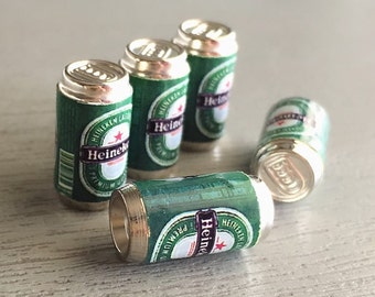 1:12Puppenhaus Miniatur Mini 5pcs Verschiedene Bierdosen Essen&Trinken Bar Biere 