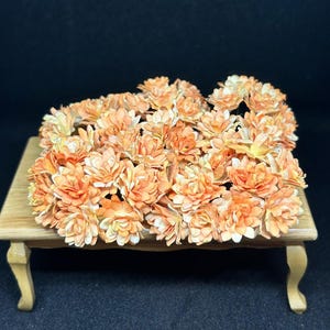 50 Stk.15 mm.Miniatur Maulbeerpapier Gypsophila,Miniatur Papierblume,Maulbeerpapier Gypsophila,Miniatur Papier Gypsophila,DIY Handwerk Idee