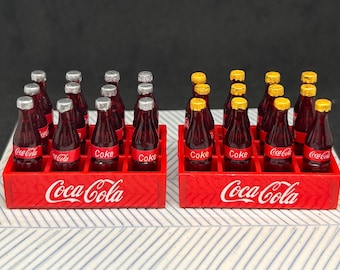 ミニ コーク コーラ プラスチック ボトル 12 個パック - 工芸品
