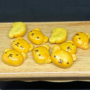 5 Pcs.Miniature Bread,Miniature Bakery,Handmade Bread,Dolls House bakery,Dolls house bread,Miniature bakery,polymer clay bread,Miniature