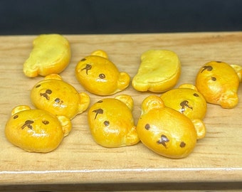 5 Pcs.Miniature Bread,Miniature Bakery,Handmade Bread,Dolls House bakery,Dolls house bread,Miniature bakery,polymer clay bread,Miniature