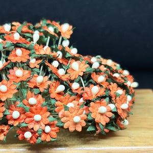 10 mm.100 peças.Margarida de papel em miniatura,Flor de papel em miniatura,Flor de papel em miniatura,Flor de papel em miniatura,Flor de papel em casa de bonecas,Margarida em miniatura,Faça você mesmo