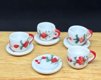 4 sets Miniature Empty Coffee Cup Set Miniature,Dollhouse Coffee Cup,Miniature Coffee,Dollhouse Coffee,Mini Coffee Cup,Dollhouse DIY