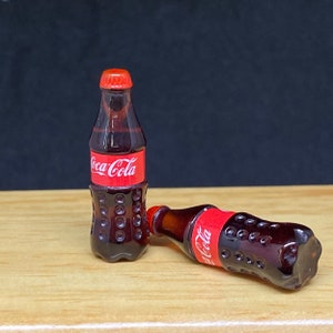 5 or 10pcs. Miniature Coca Cola Bottle,Miniature Coke,Resin Bottle,Miniature Sweets,Miniature cola Bottle