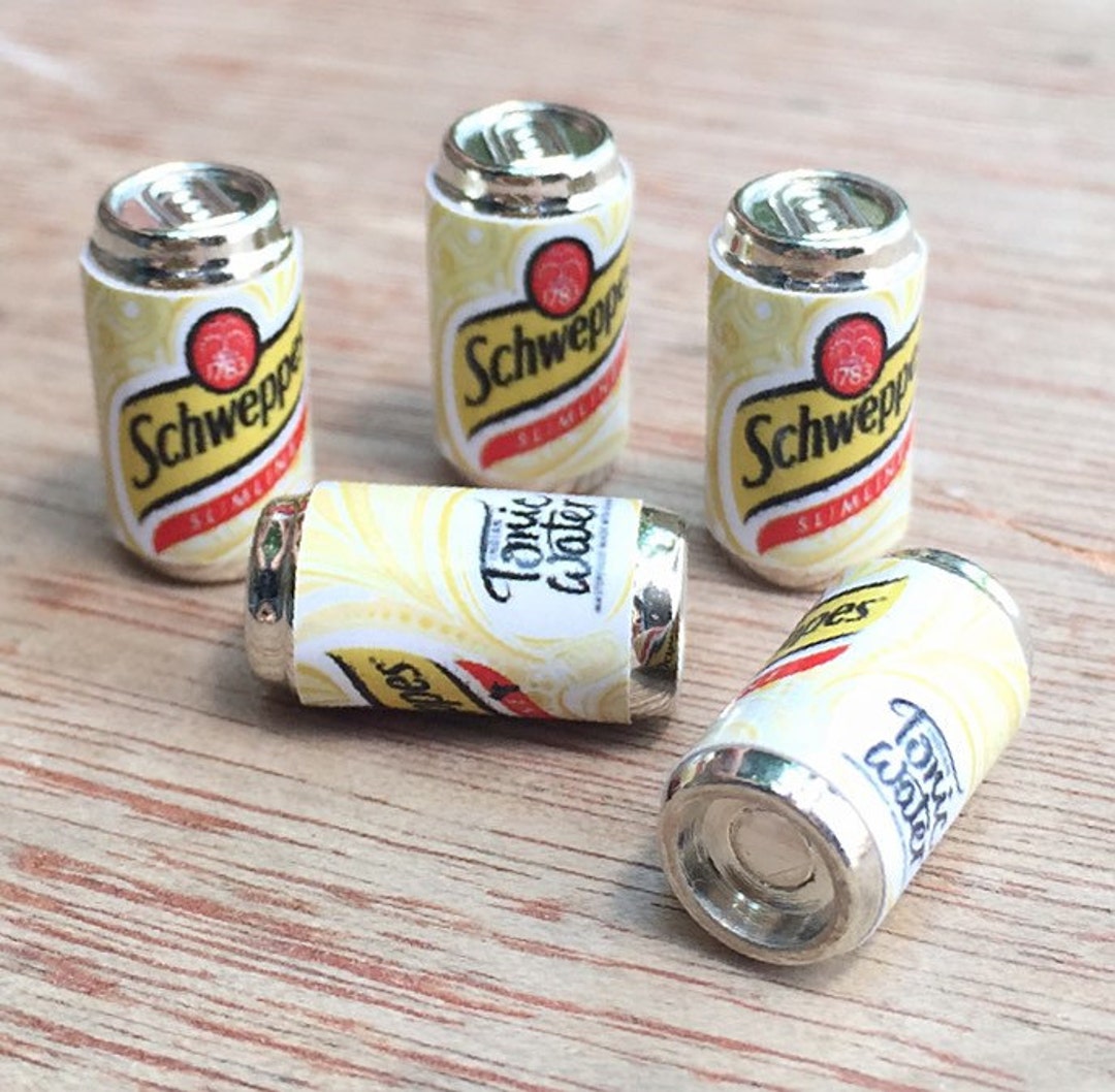 Miniature Soda Cans,miniature Cans,dolls and Miniature,miniature