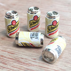 Miniatur Soda Dosen,Miniatur Dosen,Puppen und Miniatur,Miniatur Getränk,Miniatur Getränk,Dollhouse Soda Dosen,Miniatur Soda,Tonic Water