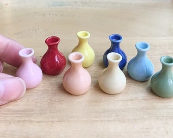 人形型陶器花瓶セット（大・小） 2個セット] VeroMan フラワーベース ブラック セラミック 花瓶