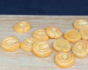 8 pcs. Miniature Cookies, Miniature Bakery, Miniature Food, Dolls House Food, Miniature Sweets