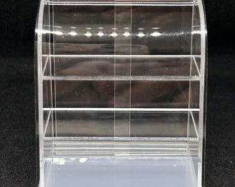 Miniature Bakery Display,Miniature Stand,Miniature Furniture,Dollhouse Empty Acrylic showcase,Dollhouse display,Dollhouse furniture