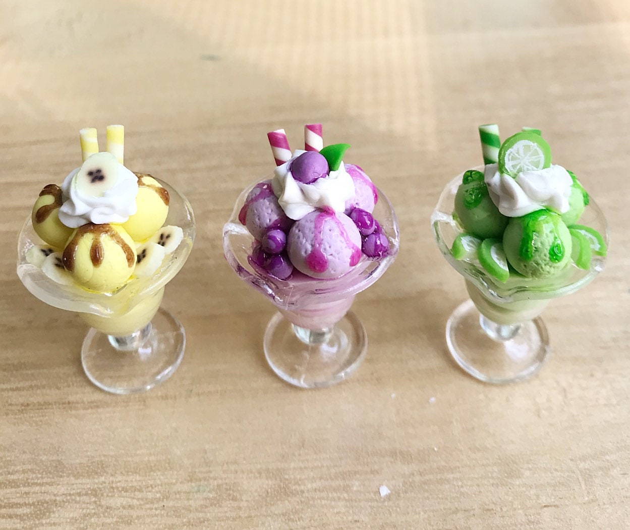 Miniatur Frucht Eis Miniatur S Miniatur Lime Eis Etsy