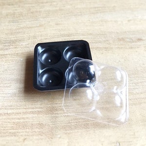 Miniatur Kunststoff Box,Miniatur Leere Pralinenschachtel mit Loch,Miniatur Obst Box,Miniatur DIY Box,Miniatur Box