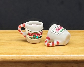 Tazza da caffè in ceramica per casa delle bambole in miniatura, 6/12, vernice blu, taglia S 16850 - Italia