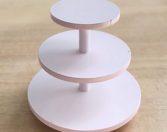 Supporto in legno per miniature, espositore per miniature, espositore per casa delle bambole, supporto in legno per casa delle bambole, accessori per miniature, casa delle bambole, fai da te