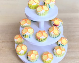 Miniature Cupcake 10 pcs.,Miniature Cake,Miniature Bakery,Miniature Sweet,Dolls house cake,Dolls and miniature,miniature jewelry