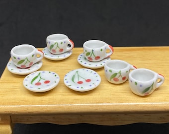 5 Miniature Empty Coffee Cup Set Miniature,Dollhouse Coffee Cup,Miniature Coffee,Dollhouse Coffee,Mini Coffee Cup,Dollhouse DIY