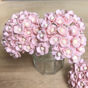 100 pezzi da 10 mm. Carta di gelso in miniatura, fiore di carta in miniatura, carta di gelso, fiore di carta per casa delle bambole, mini fiore, fiore fai da te, gelso, fai da te