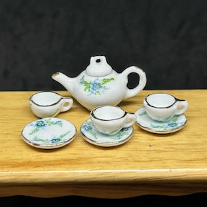 4 Miniature Empty Coffee Cup Set Miniature,Dollhouse Coffee Cup,Miniature Coffee,Dollhouse Coffee,Mini Coffee Cup,Dollhouse DIY