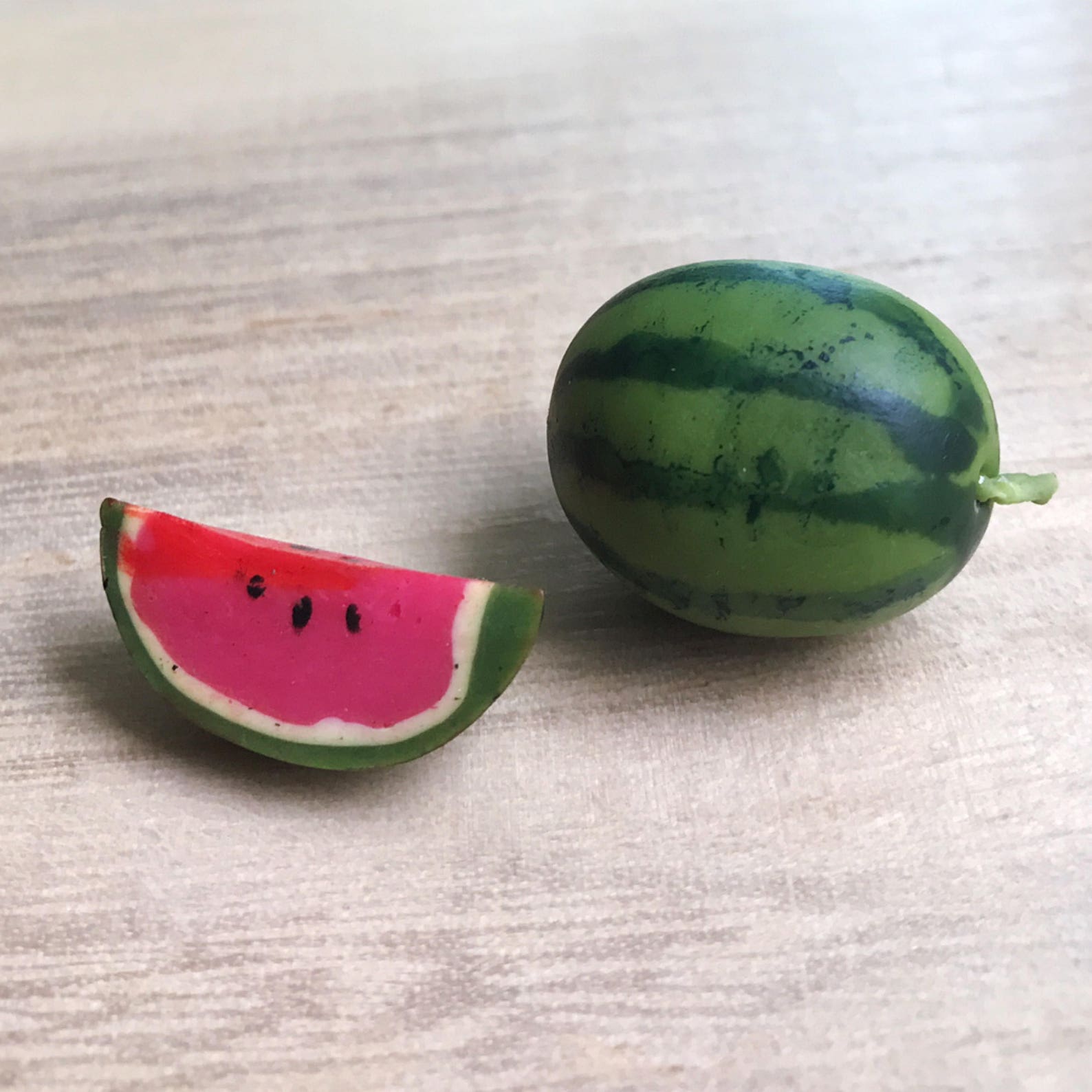 Miniature Watermelon,miniature Fruit,dollhouse Fruit,dollhouse ...