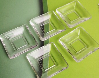 2/4 pcs.Miniature Acrylic Plate,Miniature Plate,Miniature food Plate,Dollhouse Plate,Dollhouse Tray,Miniature Tray,Dollhouse food,Dollhouse