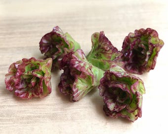 2/5/10/20Pcs. Miniature Leaf Lettuce, Miniature Vegetable, Dollhouse Vegetable, Dollhouse Lettuce, Dollhouse Leaf Lettuce, VG024