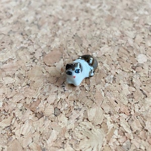 Miniatur Katze,Miniatur Tier,kleine Katze,Kitty,Puppen und Miniatur,Puppenhaus,Katze,Handmade,Geschenk Idee,Miniatur Kitty,Katze