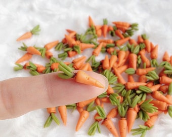 Miniature Carrot,Handmade Carrot, Miniature Vegetable, Mini Carrot, Miniature Easter Carrot, Easter Project, VG009