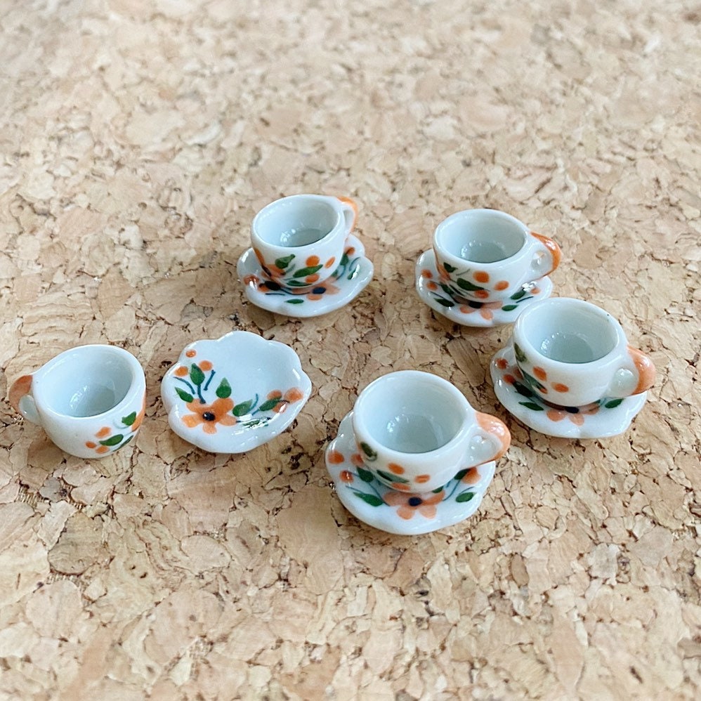 Set Di 2 Bicchieri In Miniatura Per Casa Delle Bambole In Scala 1:12 - E056 - Italia - Foto 3