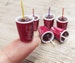 1,2or5pcs.Miniature Coke Cup,Miniature Coke,Dolls and Miniature,Miniature Beverage ,Miniature drink,Dolls house Food,Miniature Food,Coke,cup 