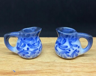 2 pcs.Miniature Pitcher,Miniature Empty Pitchers,Dollhouse Pitcher,Miniature Water Pitcher,Miniature Vase,Pitchers