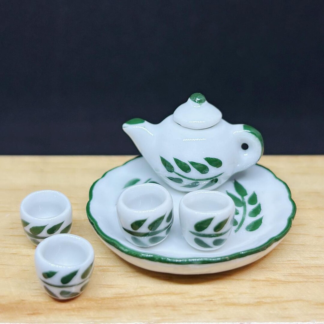Miniature Tea Set,miniature Chinese Tea Set,miniature Drink,dolls House ...