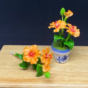 Miniature Flower,Miniature DIY Flower,Dollhouse Flower,Miniature Garden,Dollhouse Flower Clay,Flower,Mini Flower