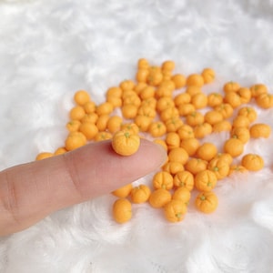 10 or 20Pcs Miniature Orange,Dolls and Miniature,Miniature Fruit,Orange,Miniature sweets,miniature accessories,Dolls House,handmade