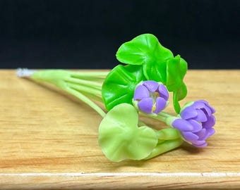 Miniature Lotus,Miniature Flower Pot,Miniature Vase,Dollhouse Flower,Lotus Flower,Dollhouse Flower Pot,Dollhouse Lotus