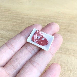 Miniature Meat,Miniature Beef,Miniature Food,Dollhouse Meat,Dollhouse Food,Miniature Meat in the package 1:12